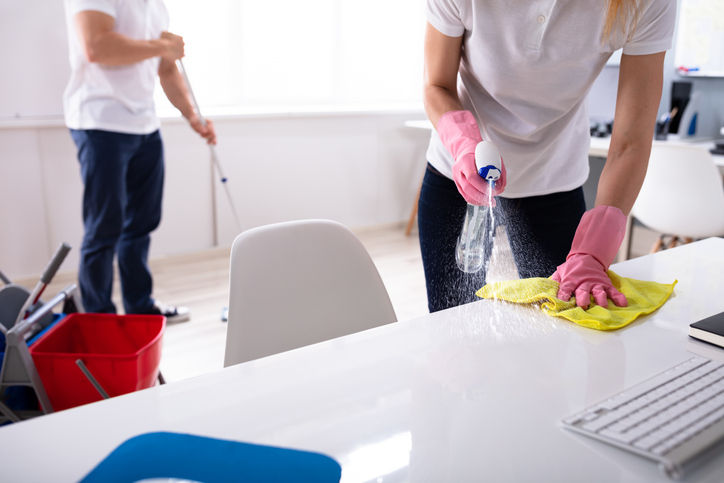 Cleaning Desks