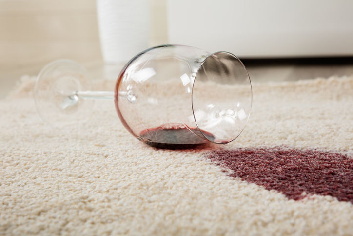 Wine Carpet Stain